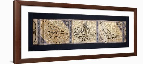 A Calligraphic Scroll, C.1878-9-null-Framed Giclee Print