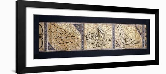 A Calligraphic Scroll, C.1878-9-null-Framed Giclee Print