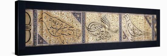 A Calligraphic Scroll, C.1878-9-null-Stretched Canvas