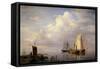 A Calm, 1852-Hermanus Koekkoek-Framed Stretched Canvas