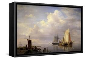 A Calm, 1852-Hermanus Koekkoek-Framed Stretched Canvas