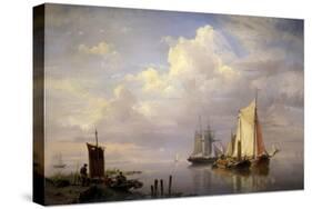 A Calm, 1852-Hermanus Koekkoek-Stretched Canvas