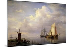 A Calm, 1852-Hermanus Koekkoek-Mounted Giclee Print