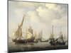 A Calm at Sea-Willem Van De Velde II-Mounted Art Print