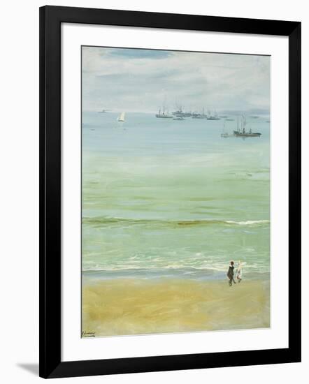 A Calm Day, Tangier Bay-Sir John Lavery-Framed Giclee Print