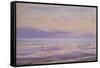 A Calm Evening - Tide Down, 1875 (W/C on Paper)-Henry Moore-Framed Stretched Canvas