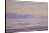 A Calm Evening - Tide Down, 1875 (W/C on Paper)-Henry Moore-Stretched Canvas