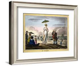 A Calm, Pub. H Humphrey, London, 1810-James Gillray-Framed Giclee Print