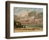 A Calm Seascape (Oil on Canvas)-Gustave Courbet-Framed Giclee Print
