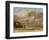 A Calm Seascape (Oil on Canvas)-Gustave Courbet-Framed Giclee Print