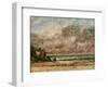 A Calm Seascape (Oil on Canvas)-Gustave Courbet-Framed Giclee Print