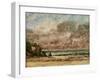 A Calm Seascape (Oil on Canvas)-Gustave Courbet-Framed Giclee Print