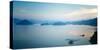 A calm view of southeast Qiandao Lake in Zhejiang province at dusk, Zhejiang, China, Asia-Andreas Brandl-Stretched Canvas