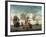 A Calm with British Shipping at Anchor-L^ deMan-Framed Giclee Print