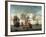 A Calm with British Shipping at Anchor-L^ deMan-Framed Giclee Print