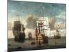 A Calm with British Shipping at Anchor-L^ deMan-Mounted Giclee Print