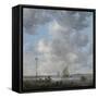 A Calm-Jan Van Goyen-Framed Stretched Canvas