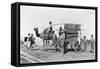 A Camel Cart, India, 1916-1917-null-Framed Stretched Canvas