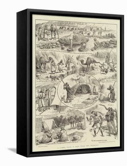 A Camel Tale, a Fact from the Frontier-William Ralston-Framed Stretched Canvas