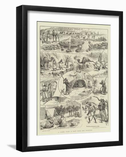 A Camel Tale, a Fact from the Frontier-William Ralston-Framed Giclee Print