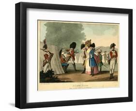 A Camp Scene, 1794-Henry William Bunbury-Framed Giclee Print
