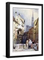 A Canal at Strasbourg-William Clarkson Stanfield-Framed Giclee Print