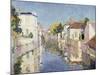A Canal in Burano, Venice-Paul Mathieu-Mounted Giclee Print