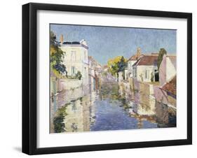 A Canal in Burano, Venice-Paul Mathieu-Framed Giclee Print