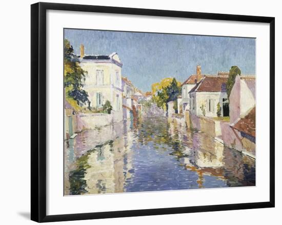 A Canal in Burano, Venice-Paul Mathieu-Framed Giclee Print