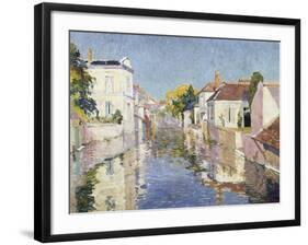 A Canal in Burano, Venice-Paul Mathieu-Framed Giclee Print