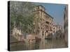 A Canal in Venice, c.1875-Martin Rico y Ortega-Stretched Canvas