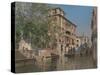 A Canal in Venice, c.1875-Martin Rico y Ortega-Stretched Canvas