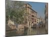 A Canal in Venice, c.1875-Martin Rico y Ortega-Mounted Giclee Print