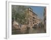 A Canal in Venice, c.1875-Martin Rico y Ortega-Framed Giclee Print