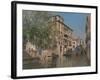 A Canal in Venice, c.1875-Martin Rico y Ortega-Framed Giclee Print