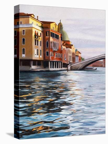 A Canal in Venice-Helen J. Vaughn-Stretched Canvas