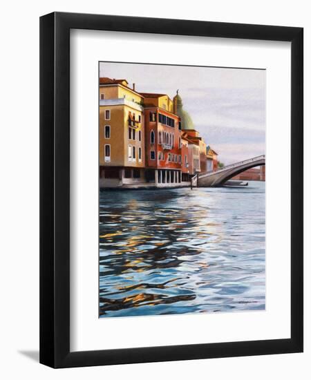 A Canal in Venice-Helen J. Vaughn-Framed Premium Giclee Print