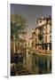 A Canal Scene in Venice-Cristofano Allori-Framed Giclee Print