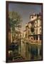 A Canal Scene in Venice-Cristofano Allori-Framed Giclee Print