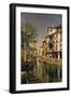 A Canal Scene in Venice-Cristofano Allori-Framed Giclee Print