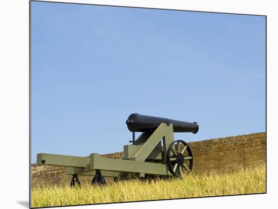 A Cannon at Fort Barrancas, NAS Pensacola Fl.-John Clark-Mounted Photographic Print