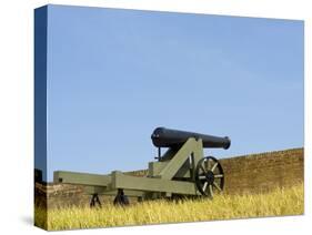 A Cannon at Fort Barrancas, NAS Pensacola Fl.-John Clark-Stretched Canvas