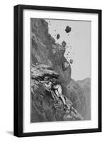 A Cannonade of the Matterhorn-Edward Whymper-Framed Premium Giclee Print