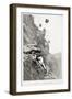 A Cannonade on the Matterhorn, 1862, from "The Ascent of the Matterhorn"-James Mahoney-Framed Giclee Print