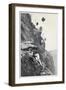 A Cannonade on the Matterhorn, from Scrambles amongst the Alps in the Years 1860-69, Pub. 1871 (Eng-James Mahoney-Framed Giclee Print