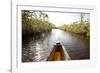 A Canoe in Mangroves, Everglades National Park, Florida-Ian Shive-Framed Photographic Print