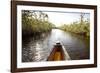 A Canoe in Mangroves, Everglades National Park, Florida-Ian Shive-Framed Photographic Print