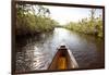A Canoe in Mangroves, Everglades National Park, Florida-Ian Shive-Framed Photographic Print