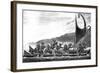 A Canoe of the Sandwich Islands, Late 18th Century-Page-Framed Giclee Print