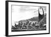 A Canoe of the Sandwich Islands, Late 18th Century-Page-Framed Giclee Print